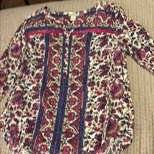 Floral Bohemian Blouse